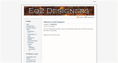 Desktop Screenshot of eq2designers.com